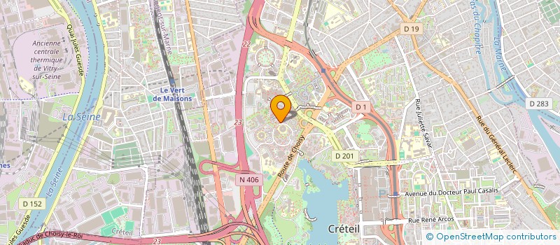 localisation de l'entreprise MADAME FARAH TIAH  CRETEIL