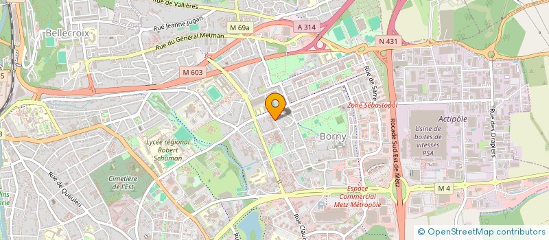 localisation de l'entreprise MADAME FARAH TIOUTI  METZ