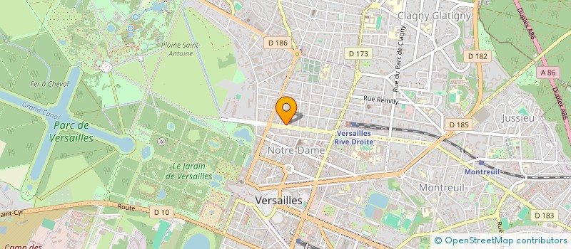 localisation de l'entreprise MADAME FARAH TOUDDERT SONKO à VERSAILLES