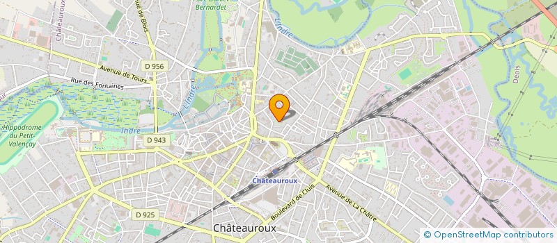 localisation de l'entreprise MADAME FARAH VAN HULLE à CHATEAUROUX
