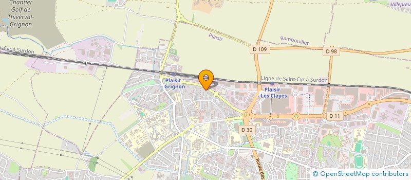 localisation de l'entreprise MADAME FARAH WASSOUF à PLAISIR