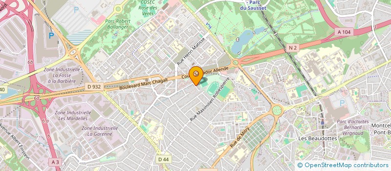 localisation de l'entreprise MADAME FAREINE LOUIS WEDJI à AULNAY-SOUS-BOIS