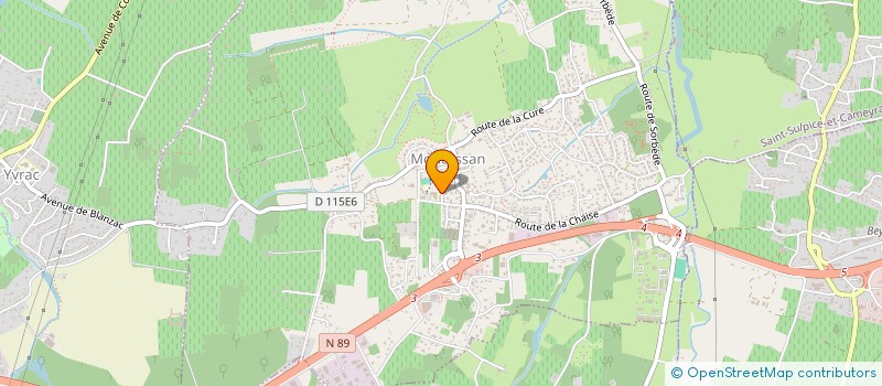 localisation de l'entreprise MADAME FARES CHEIKH  MONTUSSAN