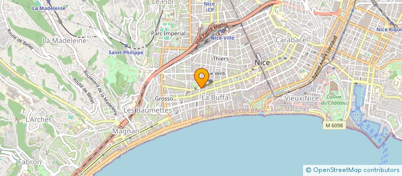 localisation de l'entreprise MADAME FARIBA ARYAN à NICE