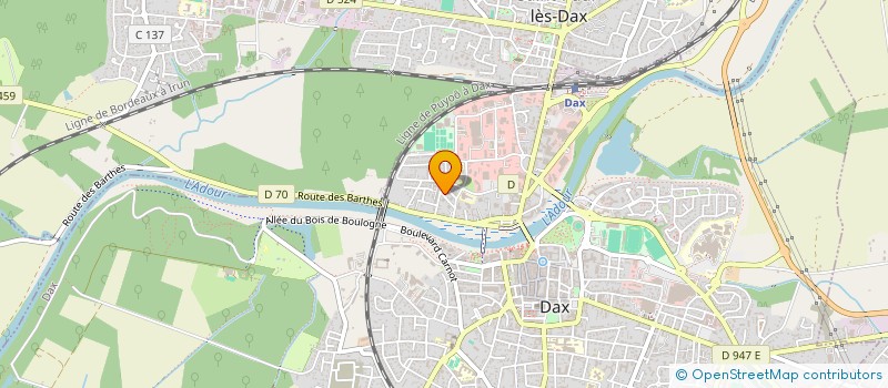 localisation de l'entreprise MADAME FARID DIANE  DAX