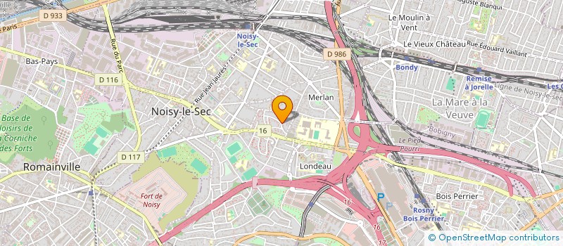 localisation de l'entreprise MADAME FARIDA ABADI à NOISY-LE-SEC
