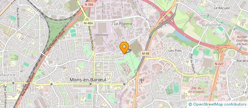 localisation de l'entreprise MADAME FARIDA ABDOU  MONS-EN-BARUL