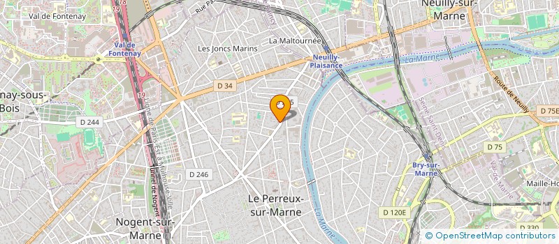 localisation de l'entreprise MADAME FARIDA ABDUL KADAR à LE PERREUX-SUR-MARNE