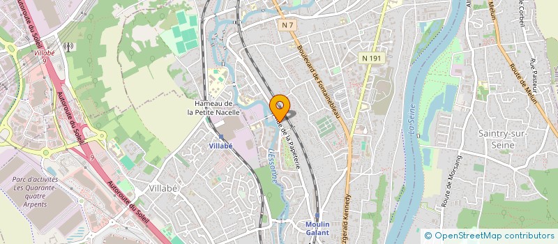 localisation de l'entreprise MADAME FARIDA ADDAD  CORBEIL-ESSONNES