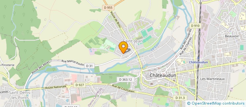 localisation de l'entreprise MADAME FARIDA AKAABOUNE à CHATEAUDUN