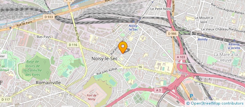 localisation de l'entreprise MADAME FARIDA ALILOUCHE à NOISY-LE-SEC