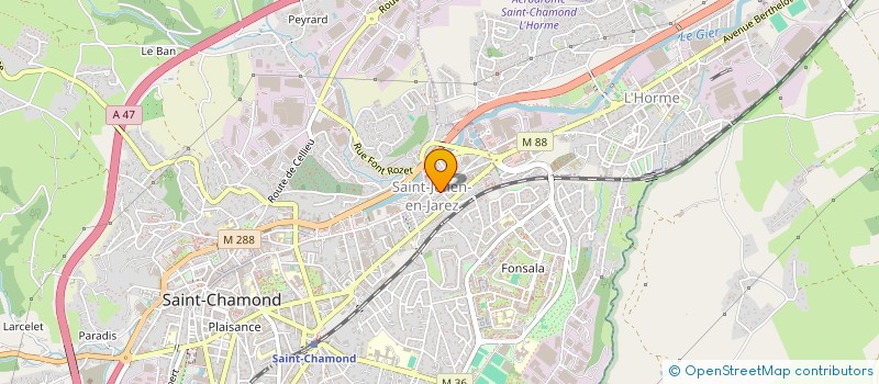 localisation de l'entreprise MADAME FARIDA ALLIK  SAINT-CHAMOND