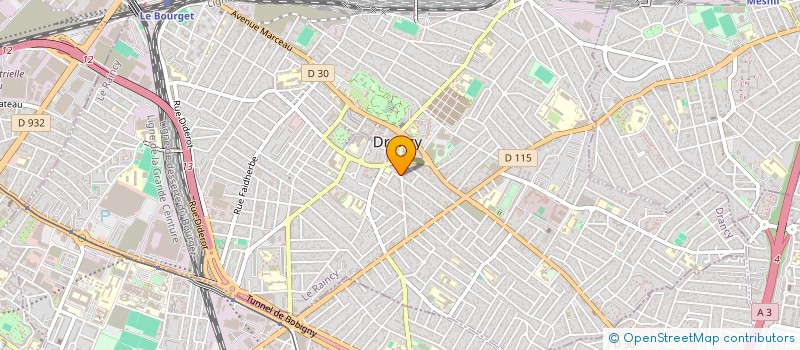 localisation de l'entreprise MADAME FARIDA AMIRECHE  DRANCY