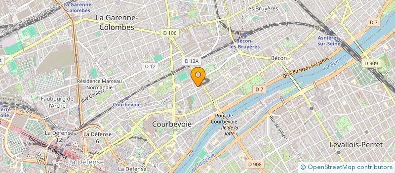 localisation de l'entreprise MADAME FARIDA AOUCHICHE à COURBEVOIE