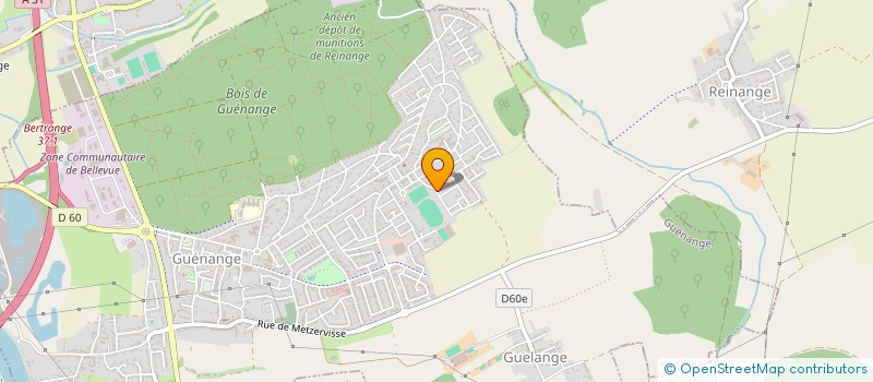 localisation de l'entreprise MADAME FARIDA AZZEGAGH  GUENANGE