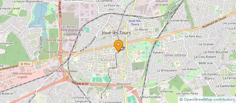 localisation de l'entreprise MADAME FARIDA BARA à JOUE-LES-TOURS
