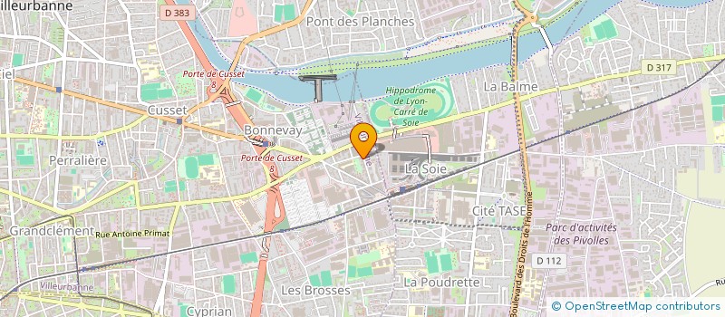 localisation de l'entreprise MADAME FARIDA BEN HAMED  VILLEURBANNE