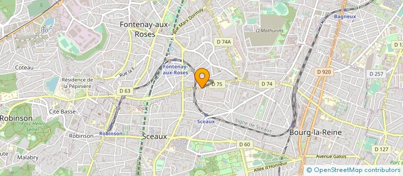 localisation de l'entreprise MADAME FARIDA BENAMER à SCEAUX