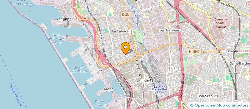 localisation de l'entreprise MADAME FARIDA BENAMOR à MARSEILLE