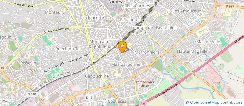 localisation de l'entreprise MADAME FARIDA BENGUESMIA-CHADLY  NIMES