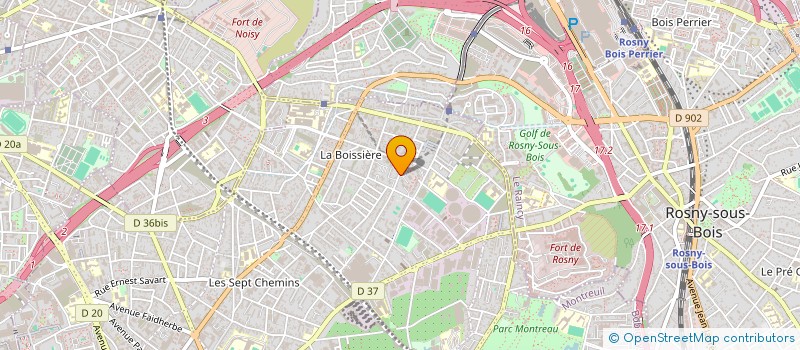 localisation de l'entreprise MADAME FARIDA BENIDIRI à MONTREUIL