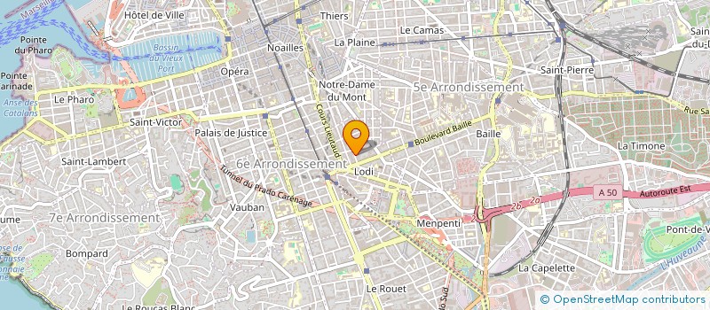 localisation de l'entreprise MADAME FARIDA BENRABAA à MARSEILLE