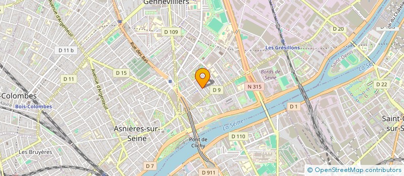 localisation de l'entreprise MADAME FARIDA BERQOUCH à GENNEVILLIERS