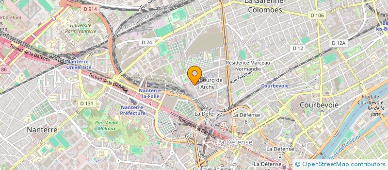 localisation de l'entreprise MADAME FARIDA BERRABAH à COURBEVOIE