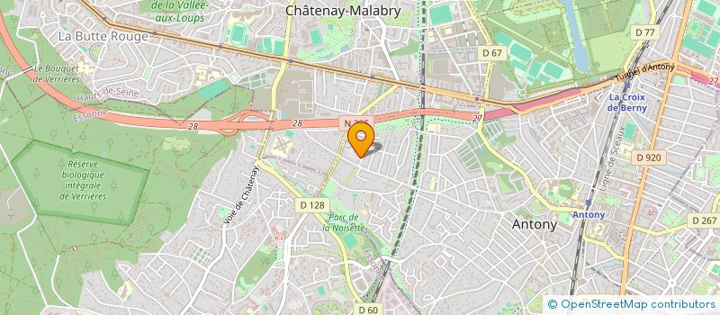 localisation de l'entreprise MADAME FARIDA BIKRI  ANTONY