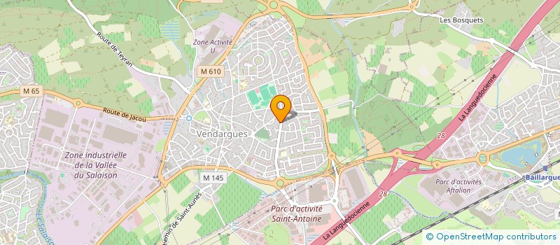 localisation de l'entreprise MADAME FARIDA BIRROU à VENDARGUES