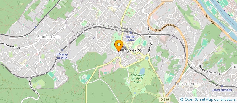 localisation de l'entreprise MADAME FARIDA BOUALEM  MARLY-LE-ROI