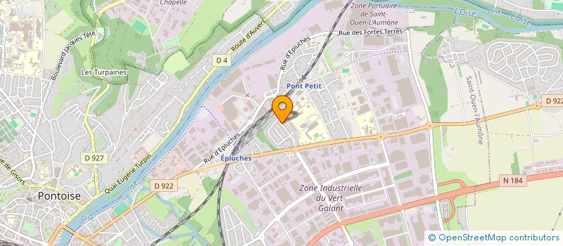 localisation de l'entreprise MADAME FARIDA BOUDAOUD à SAINT-OUEN-L'AUMONE