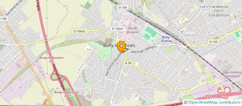 localisation de l'entreprise MADAME FARIDA BOURAS  BULLY-LES-MINES