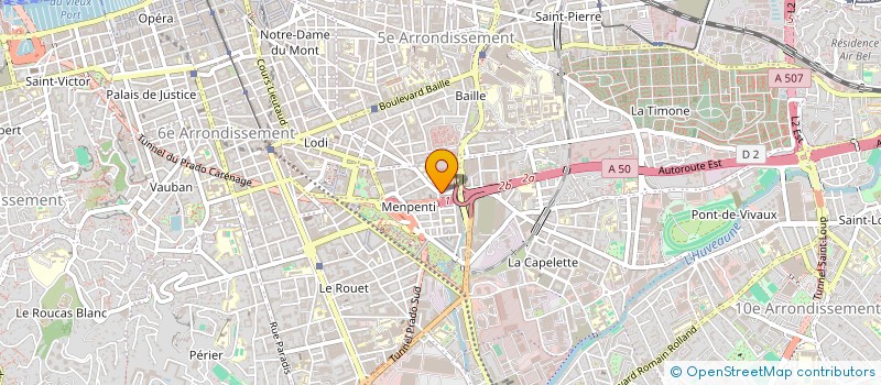 localisation de l'entreprise MADAME FARIDA CHOHRA à MARSEILLE