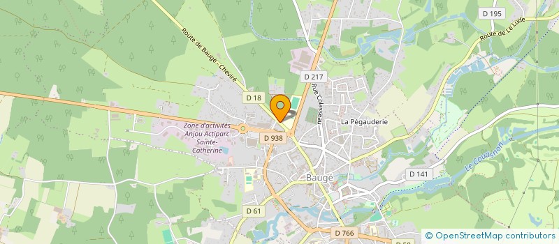 localisation de l'entreprise MADAME FARIDA DAVID  BAUGE-EN-ANJOU