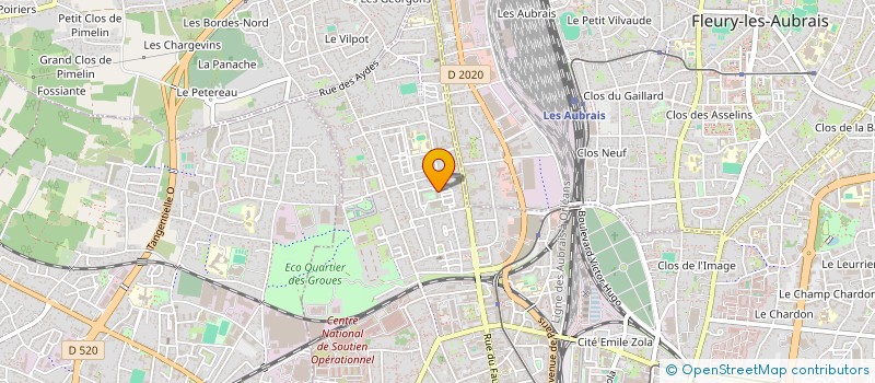 localisation de l'entreprise MADAME FARIDA EL ATEFI  ORLEANS