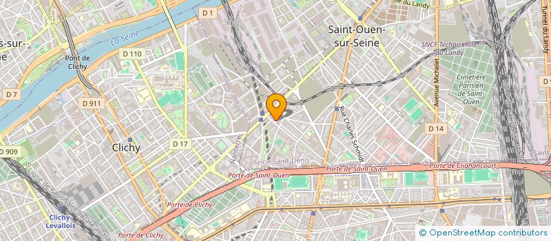 localisation de l'entreprise MADAME FARIDA EL BAKKOURI à SAINT-OUEN-SUR-SEINE