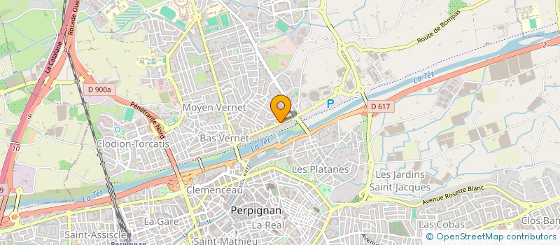 localisation de l'entreprise MADAME FARIDA EL BANNASRI  PERPIGNAN