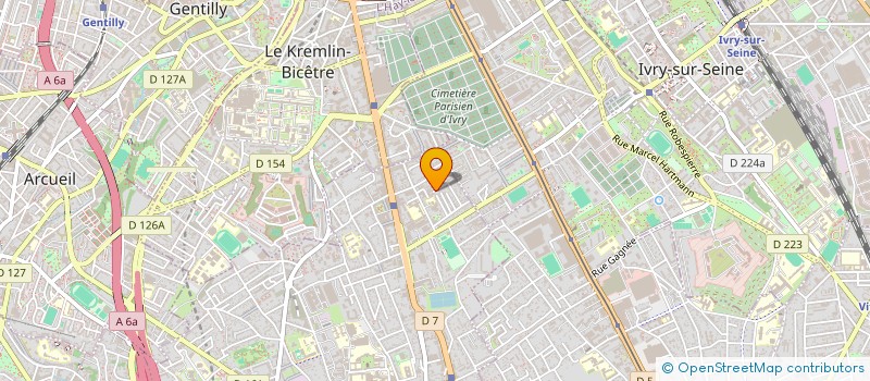 localisation de l'entreprise MADAME FARIDA EL ISSAOUI  VILLEJUIF