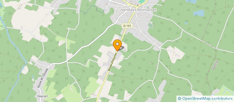 localisation de l'entreprise MADAME FARIDA EL KARIF à VENDAYS-MONTALIVET