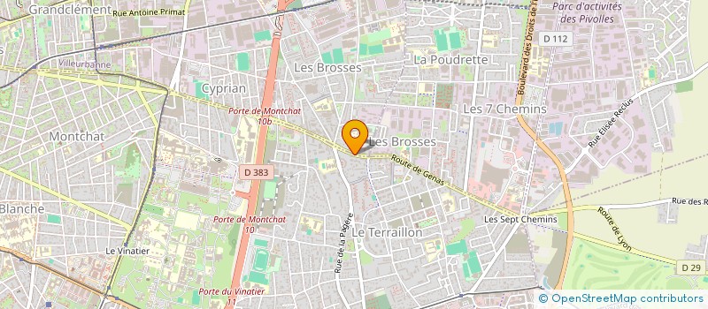 localisation de l'entreprise MADAME FARIDA FERHOD  BRON