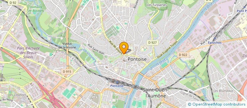 localisation de l'entreprise MADAME FARIDA HADJ LARBI  PONTOISE