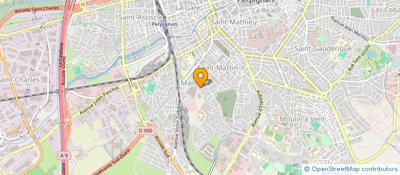 localisation de l'entreprise MADAME FARIDA JAMA  PERPIGNAN