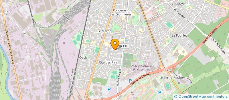 localisation de l'entreprise MADAME FARIDA KACI  LE MANS