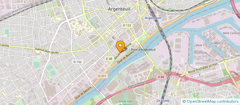 localisation de l'entreprise MADAME FARIDA KAMOR  ARGENTEUIL