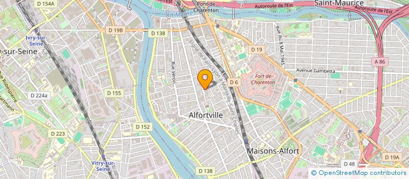 localisation de l'entreprise MADAME FARIDA KOURANE à ALFORTVILLE