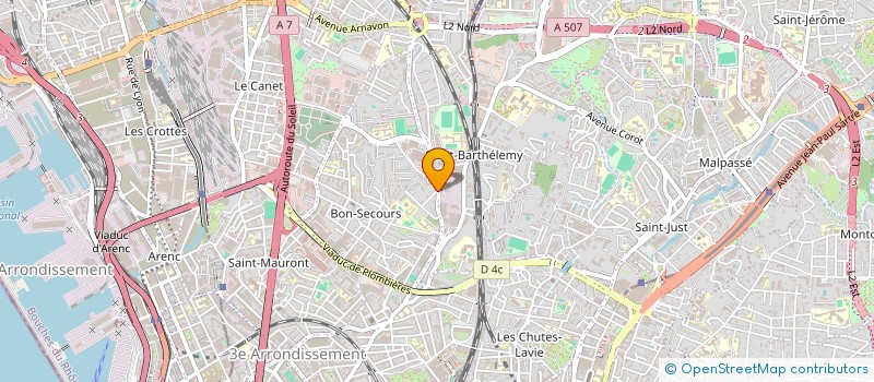 localisation de l'entreprise MADAME FARIDA KOUSSA  MARSEILLE