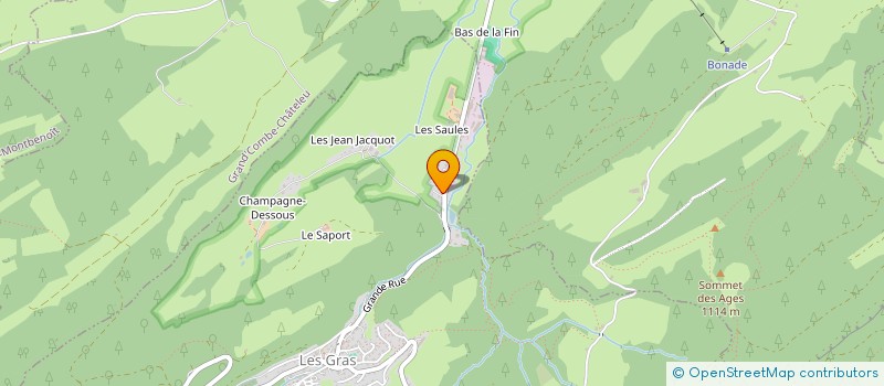 localisation de l'entreprise MADAME FARIDA LARABI  LES GRAS