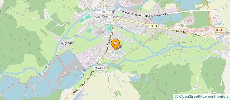 localisation de l'entreprise MADAME FARIDA LEMKADDAM  SAINT-LOUP-SUR-SEMOUSE