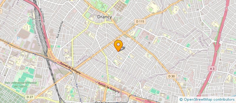 localisation de l'entreprise MADAME FARIDA MANHY ALI à DRANCY